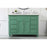 Elegant Otto 48" Single Vanity, Vintage Mint/Ivory Marble