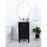 Elegant Kitchen/Bath Park Avenue 18" Single Bathroom Vanity, Black