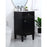 Elegant Kitchen/Bath Park Avenue 18" Single Bathroom Vanity, Black