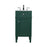 Elegant Kitchen/Bath Park Avenue 18" Single Bathroom Vanity, Green - VF12518GN