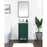 Elegant Kitchen/Bath Park Avenue 18" Single Bathroom Vanity, Green