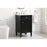 Elegant Kitchen/Bath Park Avenue 21" Single Bathroom Vanity, Black