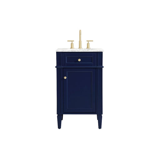 Elegant Kitchen/Bath Park Avenue 21" Single Bathroom Vanity, Blue - VF12521BL