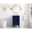 Elegant Kitchen/Bath Park Avenue 21" Single Bathroom Vanity, Blue