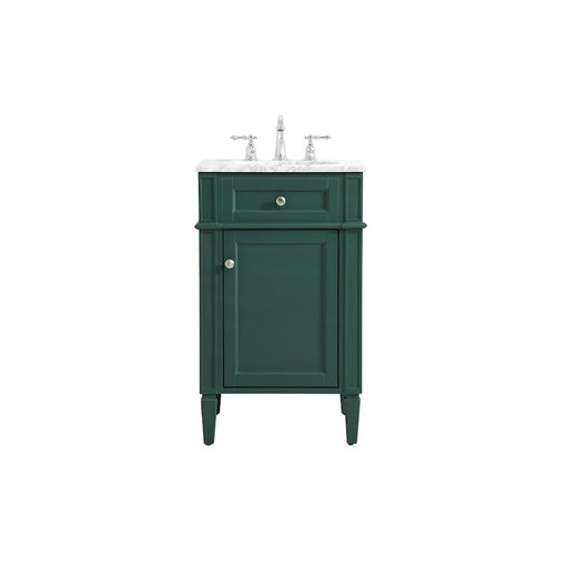 Elegant Kitchen/Bath Park Avenue 21" Single Bathroom Vanity, Green - VF12521GN