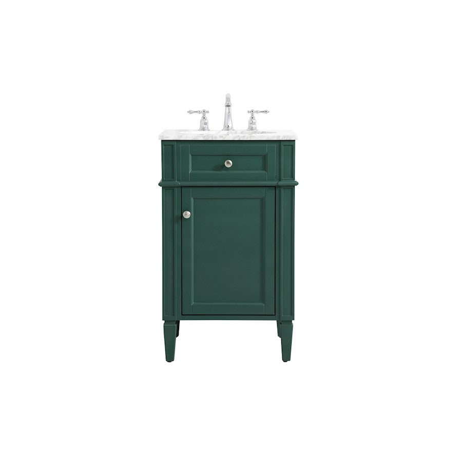 Elegant Kitchen/Bath Park Avenue 21" Single Bathroom Vanity, Green - VF12521GN