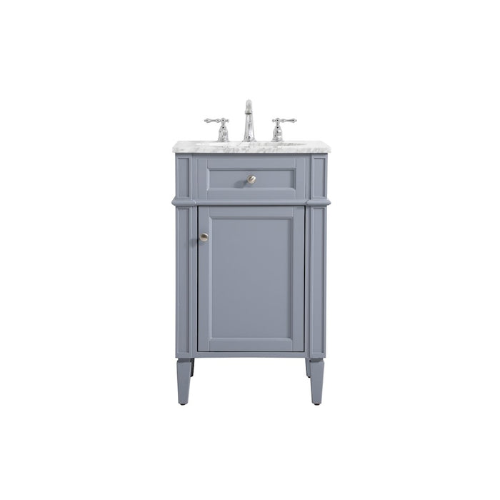 Elegant Kitchen/Bath Park Avenue 21" Single Bathroom Vanity, Grey - VF12521GR