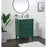 Elegant Kitchen/Bath Park Avenue 24" Single Bathroom Vanity, Green
