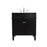 Elegant Kitchen/Bath Park Avenue 30" Single Bathroom Vanity, Black - VF12530BK