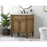 Elegant Park Avenue 30" Single Bathroom Vanity, Driftwood