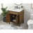 Elegant Park Avenue 30" Single Bathroom Vanity, Driftwood