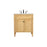 Elegant Park Avenue 30" Single Bathroom Vanity, Natural Wood - VF12530NW