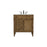 Elegant Park Avenue 32" Single Bathroom Vanity, Driftwood - VF12532DW