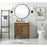Elegant Park Avenue 32" Single Bathroom Vanity, Driftwood