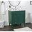 Elegant Kitchen/Bath Park Avenue 32" Single Bathroom Vanity, Green