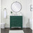 Elegant Kitchen/Bath Park Avenue 32" Single Bathroom Vanity, Green