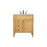 Elegant Park Avenue 32" Single Bathroom Vanity, Natural Wood - VF12532NW