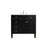 Elegant Kitchen/Bath Park Avenue 36" Single Bathroom Vanity, Black - VF12536BK