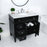 Elegant Kitchen/Bath Park Avenue 36" Single Bathroom Vanity, Black