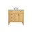 Elegant Park Avenue 36" Single Bathroom Vanity, Natural Wood - VF12536NW