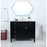 Elegant Kitchen/Bath Park Avenue 40" Single Bathroom Vanity, Black