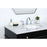Elegant Kitchen/Bath Park Avenue 40" Single Bathroom Vanity, Black