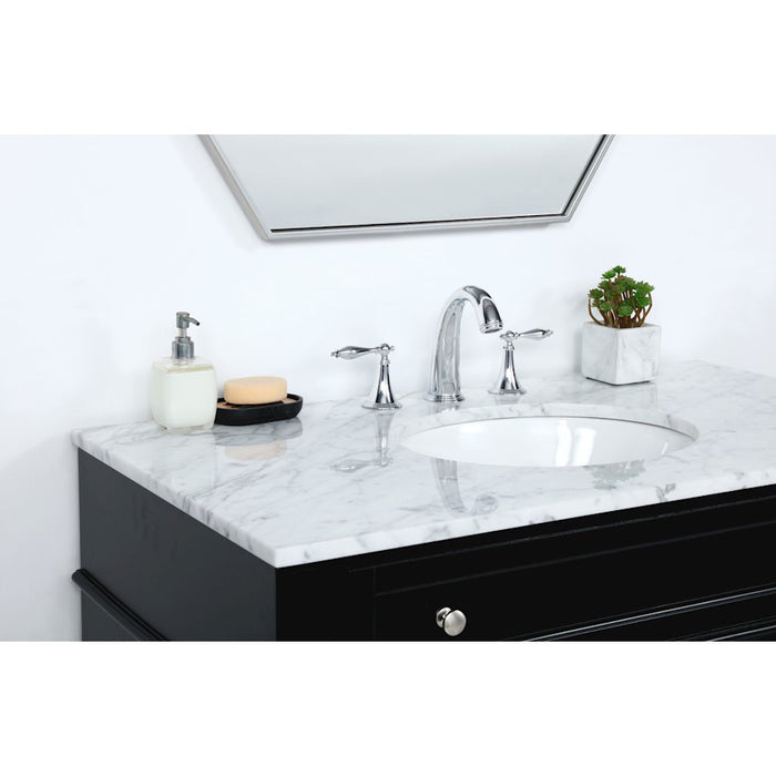 Elegant Kitchen/Bath Park Avenue 40" Single Bathroom Vanity, Black