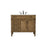 Elegant Park Avenue 40" Single Bathroom Vanity, Driftwood - VF12540DW