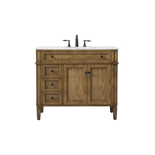 Elegant Park Avenue 40" Single Bathroom Vanity, Driftwood - VF12540DW