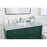 Elegant Kitchen/Bath Park Avenue 40" Single Bathroom Vanity, Green