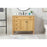 Elegant Park Avenue 40" Single Bathroom Vanity, Natural Wood