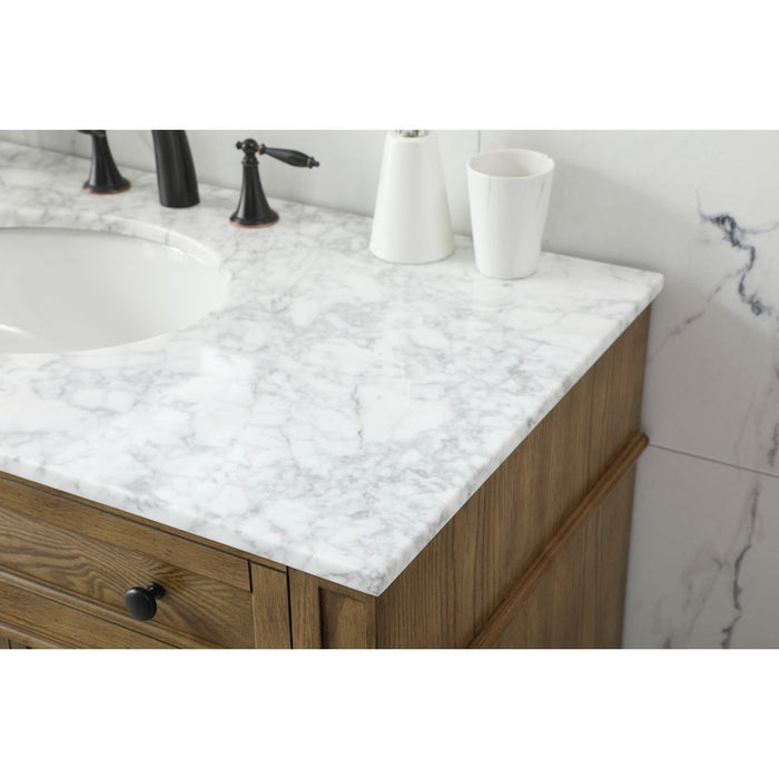 Elegant Park Avenue 42" Single Bathroom Vanity, Driftwood