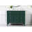 Elegant Kitchen/Bath Park Avenue 42" Single Bathroom Vanity, Green