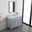 Elegant Kitchen/Bath Park Avenue 42" Single Bathroom Vanity, Grey