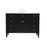 Elegant Kitchen/Bath Park Avenue 48" Single Bathroom Vanity, Black - VF12548BK