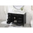 Elegant Kitchen/Bath Park Avenue 48" Single Bathroom Vanity, Black