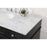 Elegant Kitchen/Bath Park Avenue 48" Single Bathroom Vanity, Black