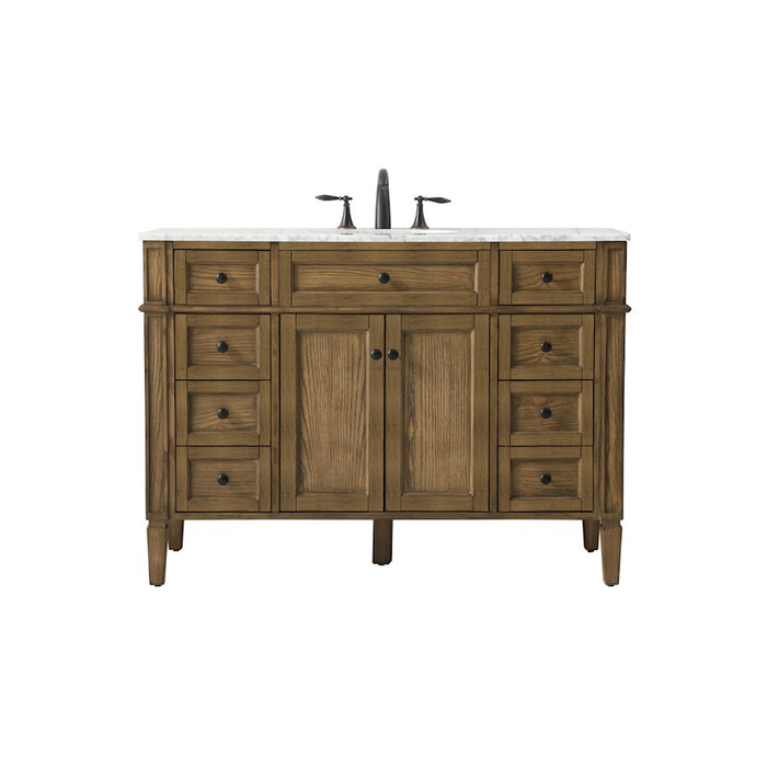 Elegant Park Avenue 48" Single Bathroom Vanity, Driftwood - VF12548DW