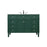 Elegant Kitchen/Bath Park Avenue 48" Single Bathroom Vanity, Green - VF12548GN