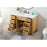 Elegant Park Avenue 48" Single Bathroom Vanity, Natural Wood