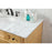 Elegant Park Avenue 48" Single Bathroom Vanity, Natural Wood