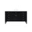 Elegant Kitchen/Bath Park Avenue 60" Single Bathroom Vanity, Black - VF12560BK