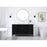 Elegant Kitchen/Bath Park Avenue 60" Single Bathroom Vanity, Black
