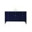 Elegant Kitchen/Bath Park Avenue 60" Single Bathroom Vanity, Blue - VF12560BL