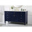 Elegant Kitchen/Bath Park Avenue 60" Single Bathroom Vanity, Blue