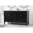 Elegant Kitchen/Bath Park Avenue 60" Double Bathroom Vanity, Black