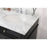 Elegant Kitchen/Bath Park Avenue 60" Double Bathroom Vanity, Black