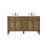 Elegant Park Avenue 60" Double Bathroom Vanity, Driftwood - VF12560DDW