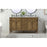 Elegant Park Avenue 60" Double Bathroom Vanity, Driftwood