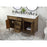 Elegant Park Avenue 60" Double Bathroom Vanity, Driftwood